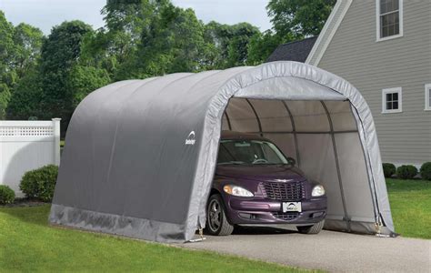 shelterlogic 12x20x8 round top garage